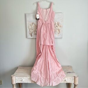 prom dresses that cover back Long Popular V-Back Sequined Ball Gown Casual Pretty Evening Party Pro –  AlineBridal
